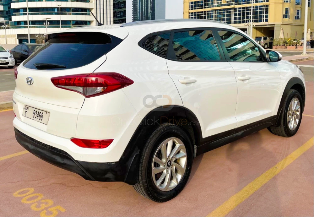 White Hyundai Tucson 2018 for rent in Dubai 5